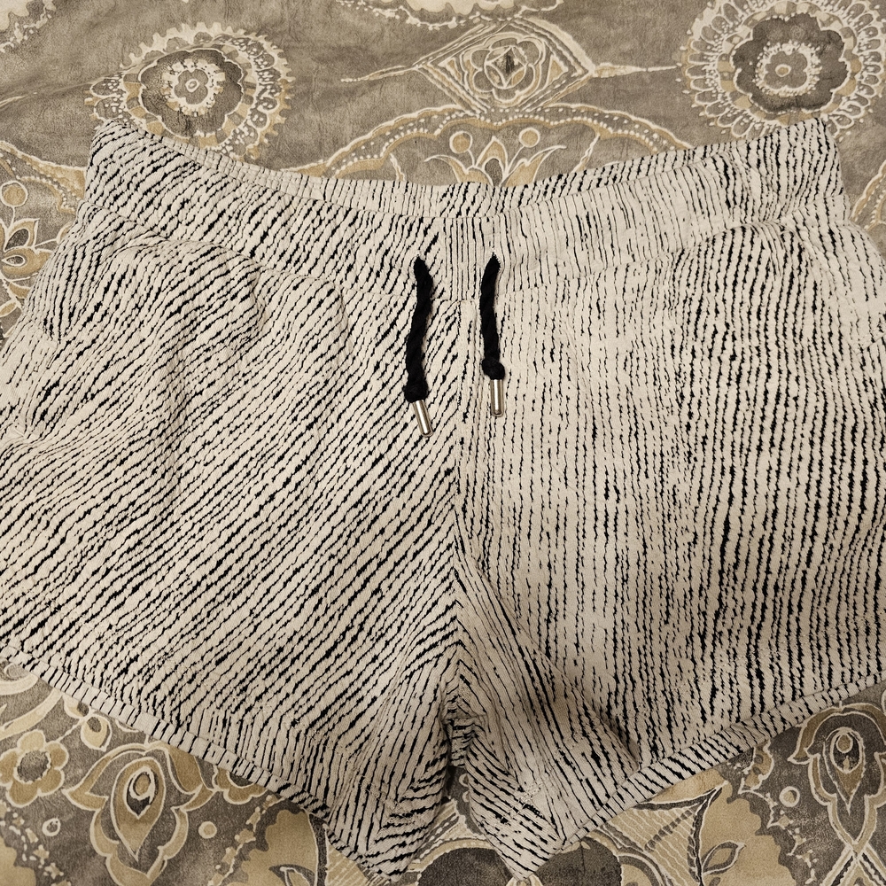 ZYIA Black and White Athletic Shorts